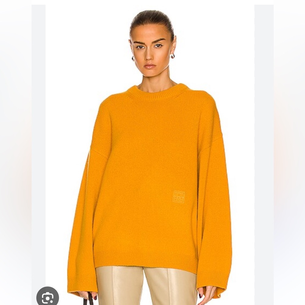 Toteme Orange Pullover Sweater Size XXS
